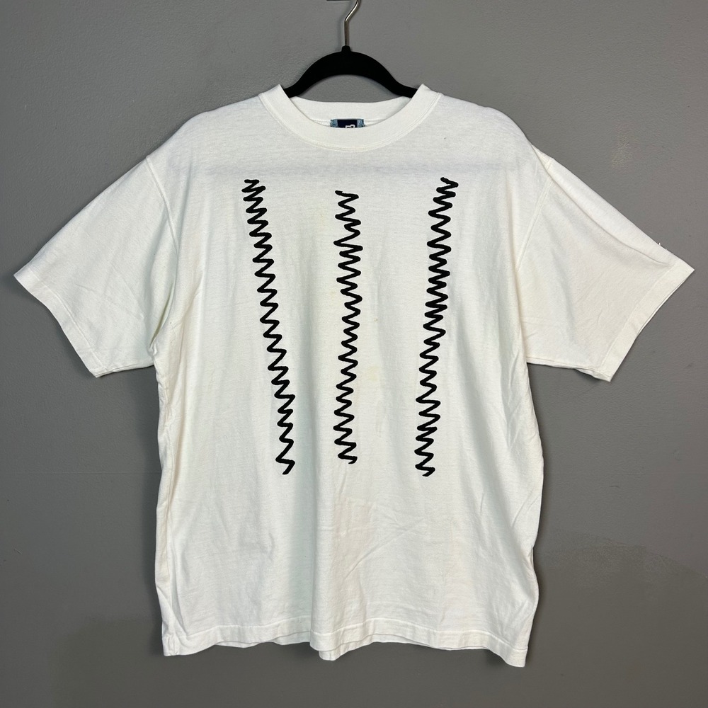 Mr. Junko Koshino J2 t-shirt Mens Large VTG 3D Embroidered‎ Japan Single Stitch